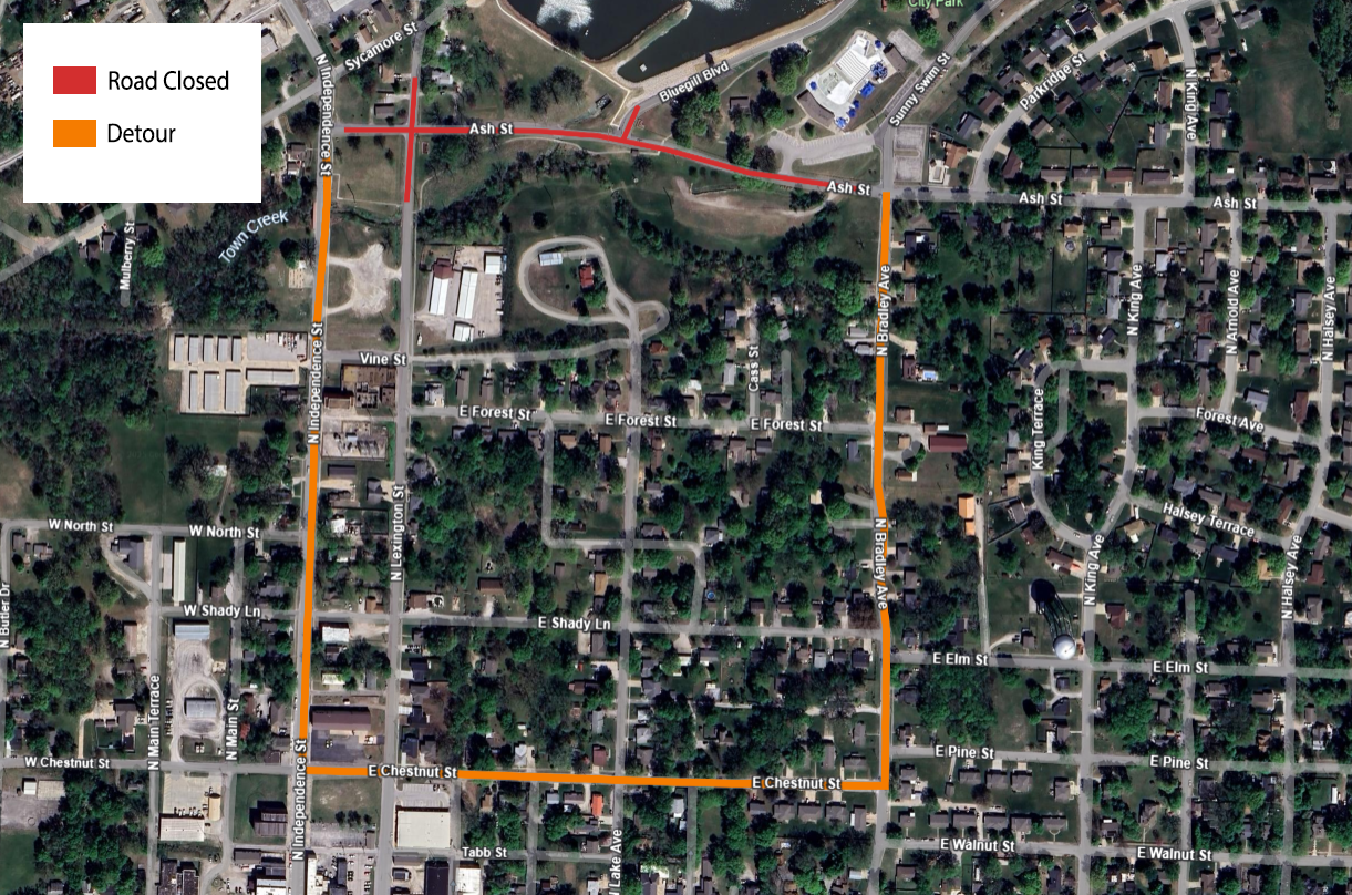 Ash Street detour final